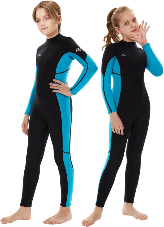 Kids Wetsuit for Boys Girls Toddler Youth 3/2Mm Neoprene Full Wet Suits in Cold Water for Swimming Surfing Diving