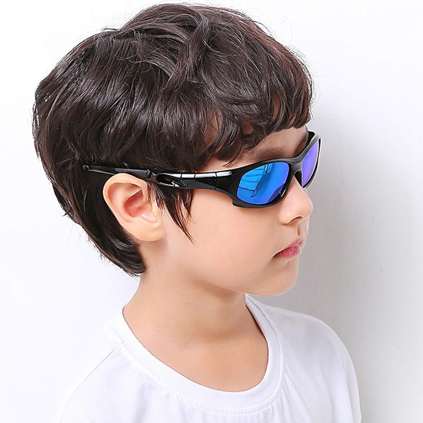 Kids Sunglasses Boys Girls Sports Polarized Sunglasses for Kids Child Youth Baseball Beach Sun Glass with Strap