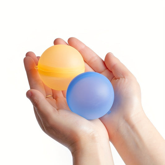 5/10/20PCS Quick-Snap Water Spheres - Durable Silicone, Leak-Proof, Non-Magnetic, Ideal for Cool Summer Fun!