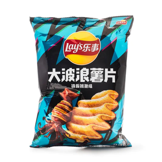 Lay'S Wave Chips, Grilled Squid Flavor 70 G