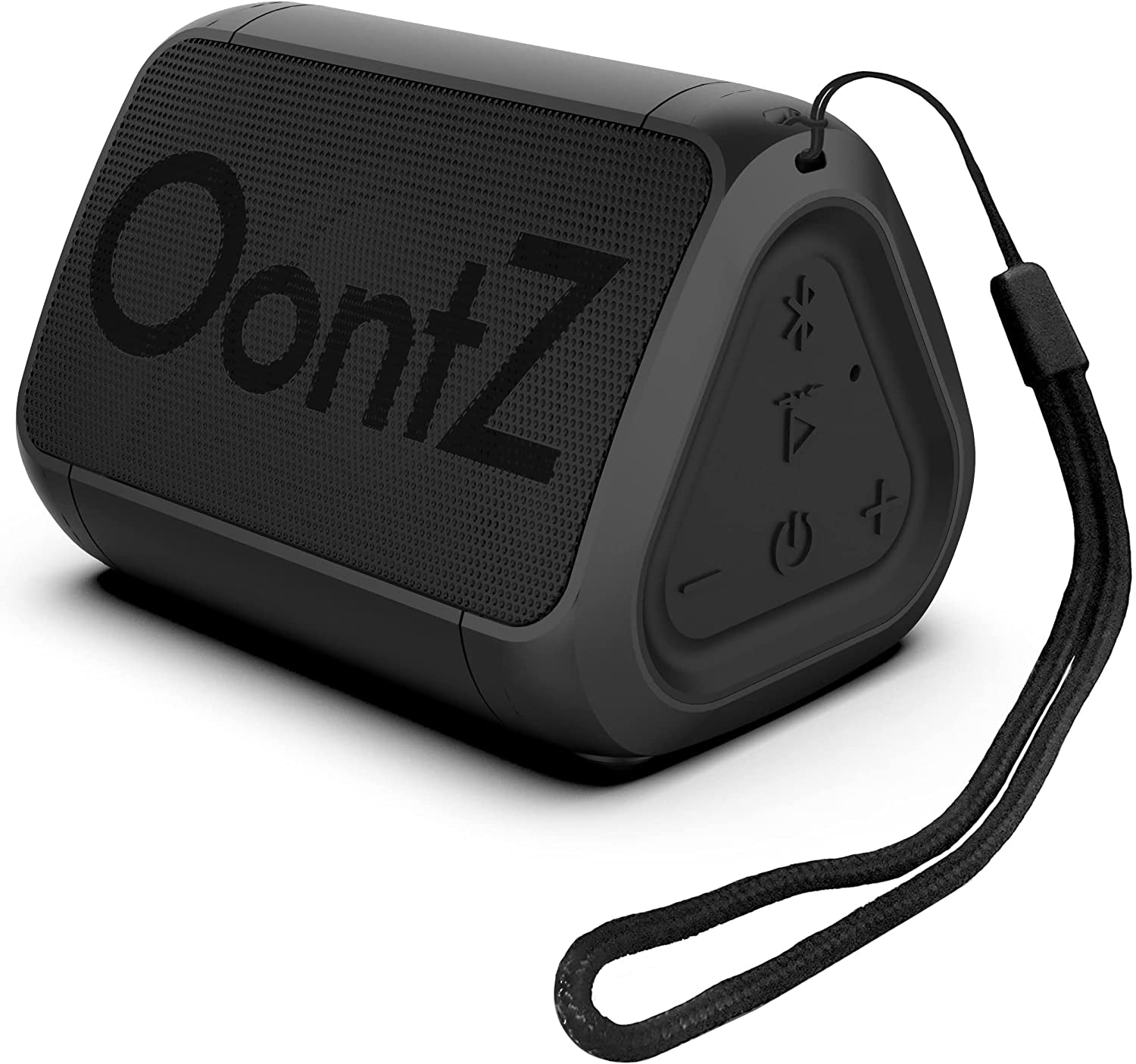 Oontz Angle Solo Bluetooth Portable Speaker, Compact Size, Surprisingly Loud Volume & Bass, 100 Foot Wireless Range, IPX5, Perfect Travel Speaker, Bluetooth Speakers (Black)