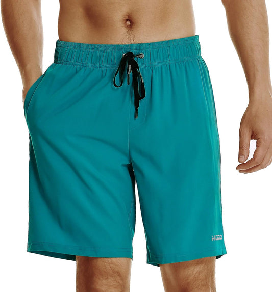 Mens Swim Trunks 9" Quick Dry Swim Shorts Bathing Suit