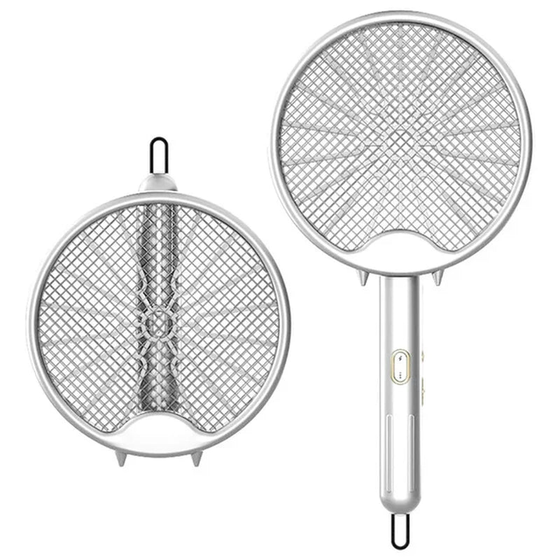 3000V Electric Mosquito Racket Mosquito Killer Lamp USB Rechargeable Foldable Mosquito Repellent Lamp Swatter Fly Swatter