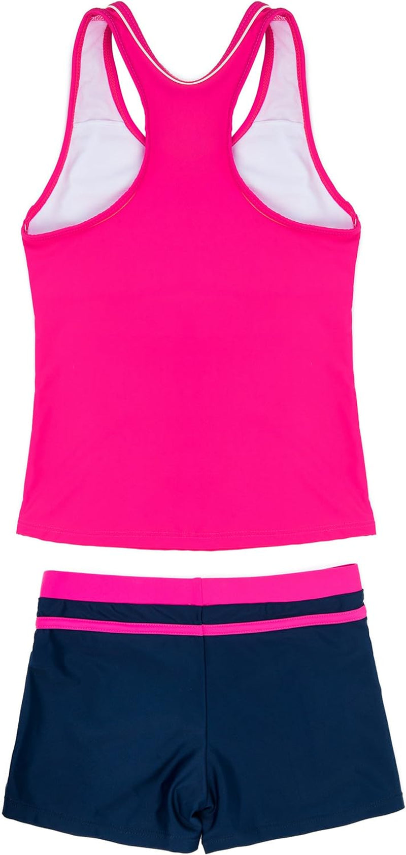 Little Girls Summer Two Piece Boyshort Fashion Tankini Swimsuit